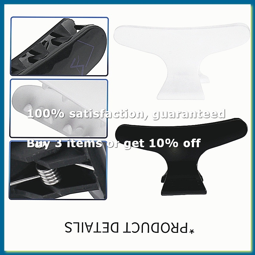 4PCS Black White Hairdressers  - Hair Clips recension och pris