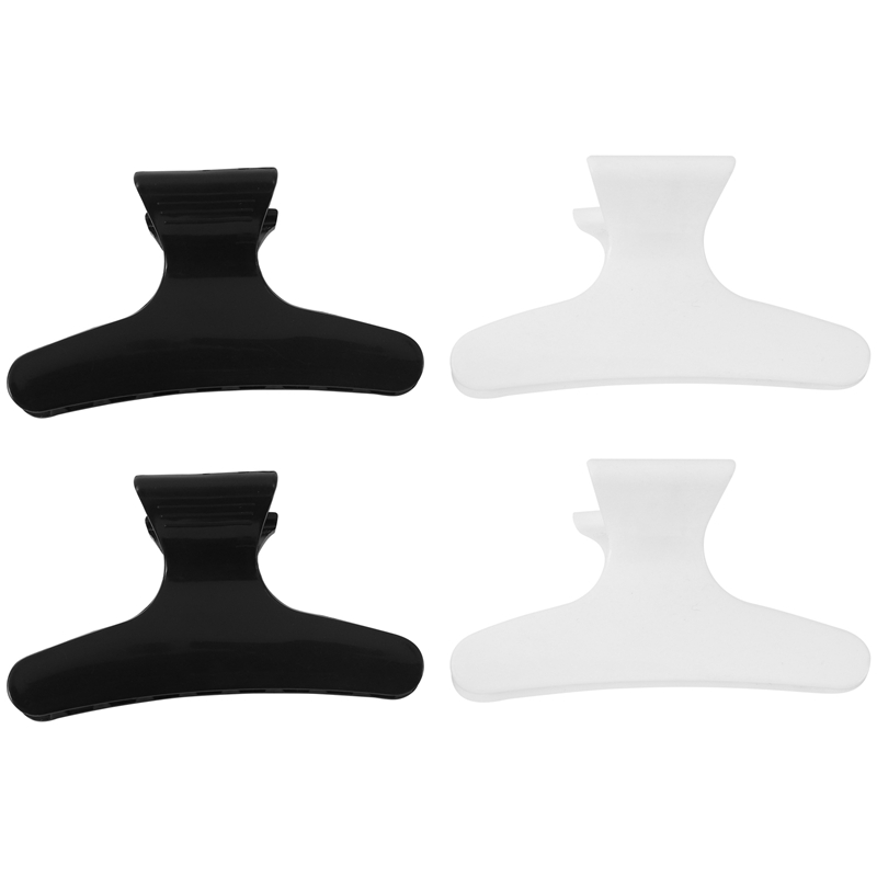 4PCS Black White Hairdressers  - Hair Clips recension och pris