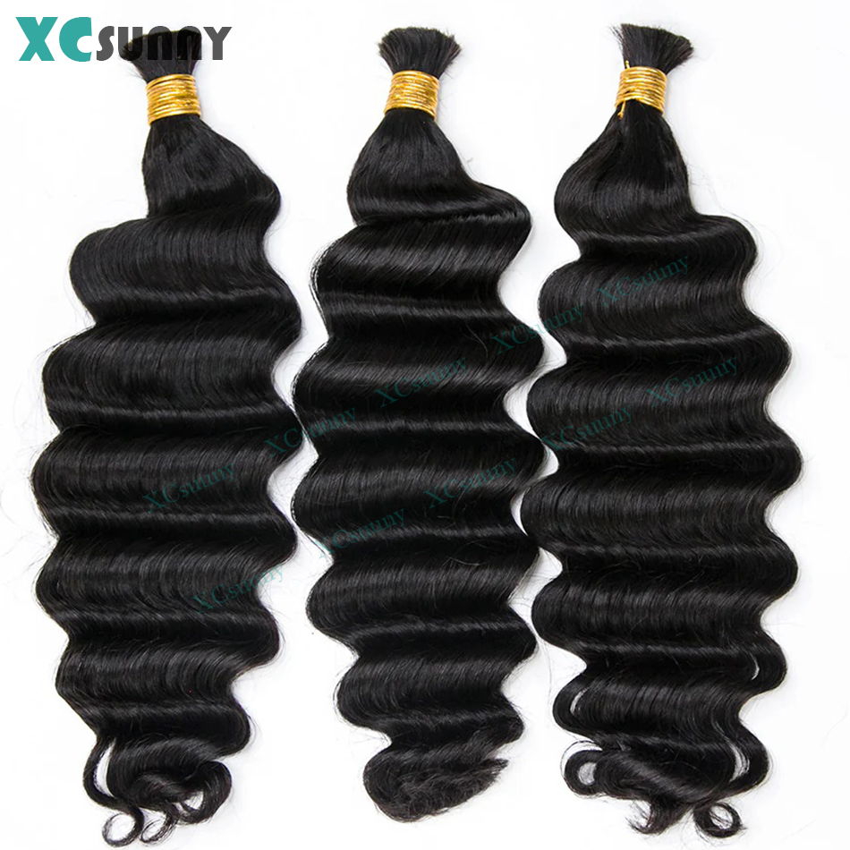 Bulk Human Hair For Braiding D - Water Wave Bulk Human Hair For Braiding recension och pris
