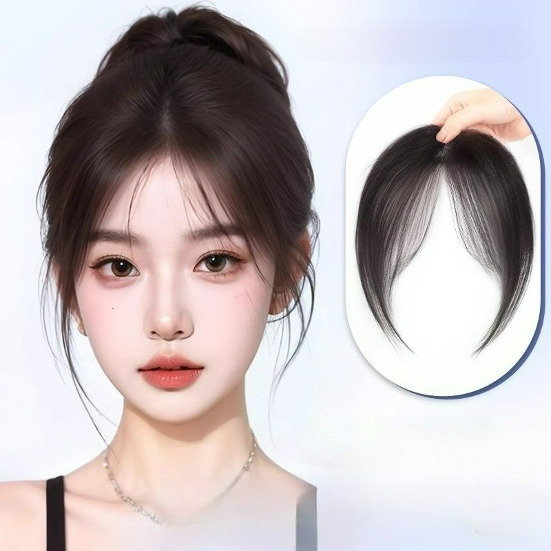 Ultra Light Human Hair Bangs F - Seamless Clip In Hair Extensions Human Hair recension och pris