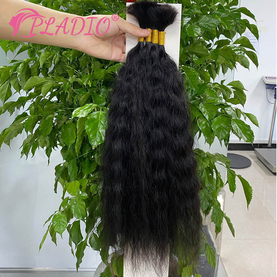 100G Wet and Wavy Bulk Hair Ex - Water Wave Bulk Human Hair For Braiding recension och pris