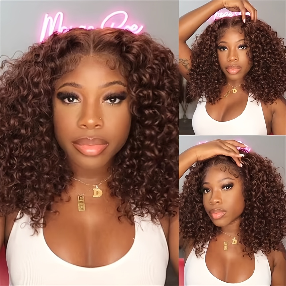 Curly Short Bob Wig Human Hair - Glueless Wear And Go Human Hair Wig recension och pris