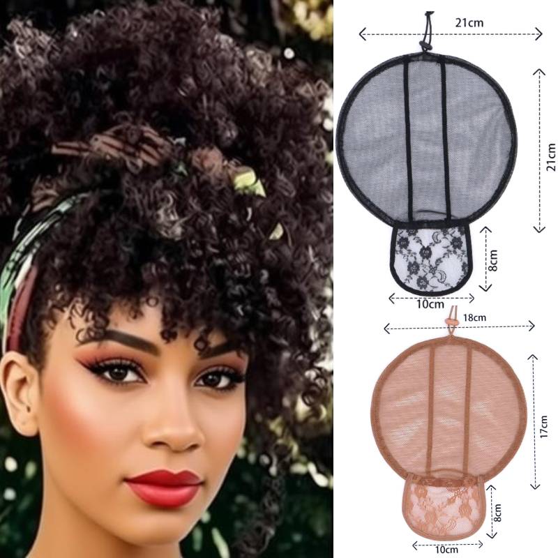 17cm Adjustable Drawstring Afr - Drawstring Afro Curly Puff Ponytail recension och pris