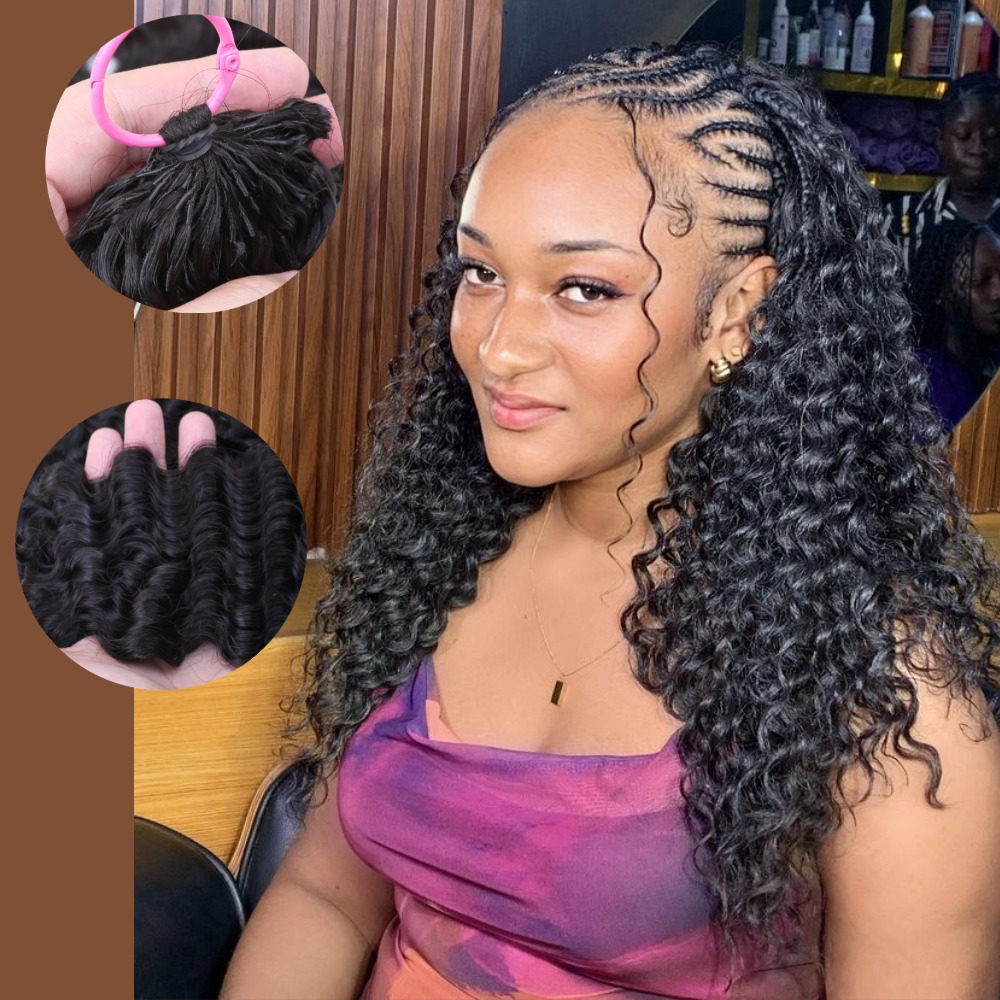 Human Crochet Hair for Black W - Hair Bundles recension och pris