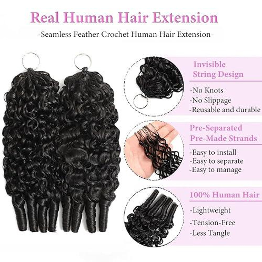 Human Crochet Hair for Black W - Hair Bundles recension och pris