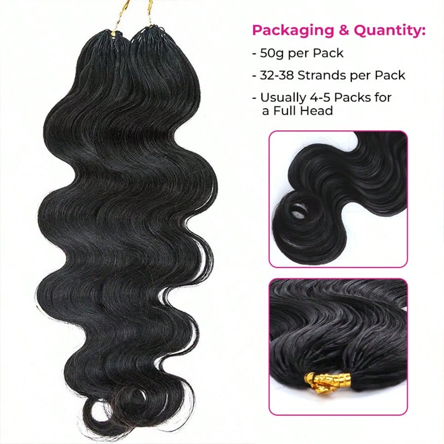 Smilegirl Body Wave Feather Cr - Hair Bundles recension och pris