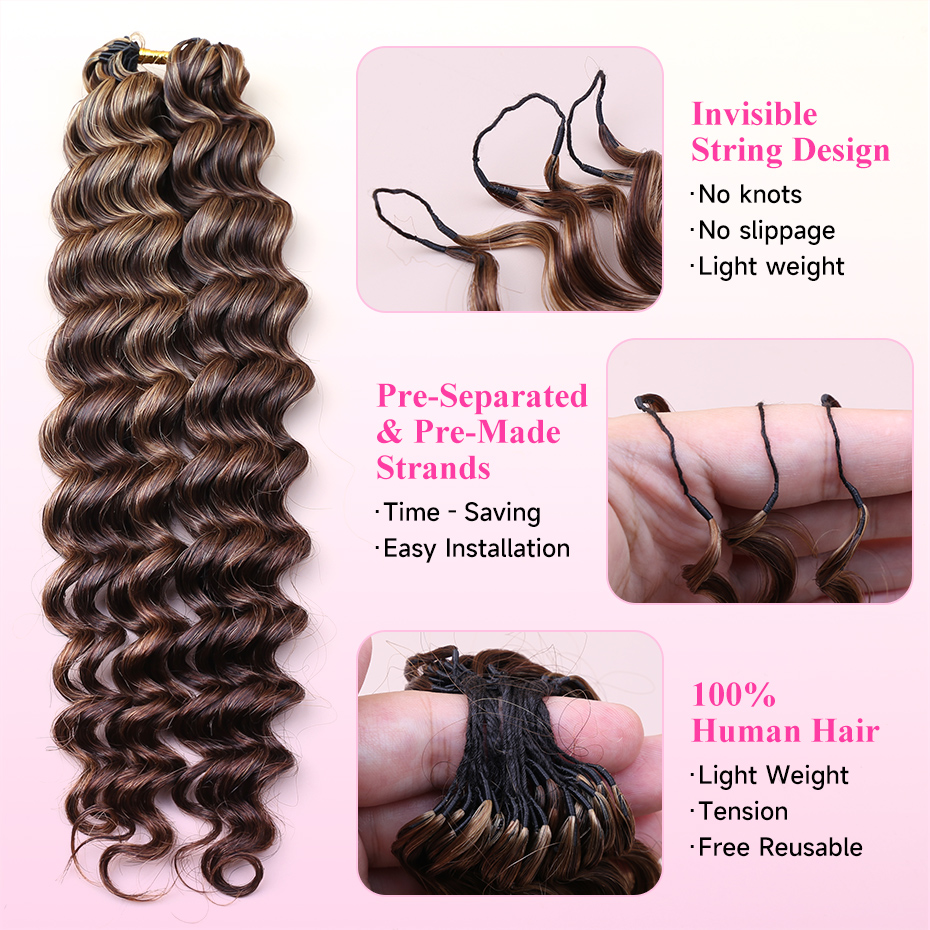 Miracle Knots Feather Crochet  - Hair Bundles recension och pris