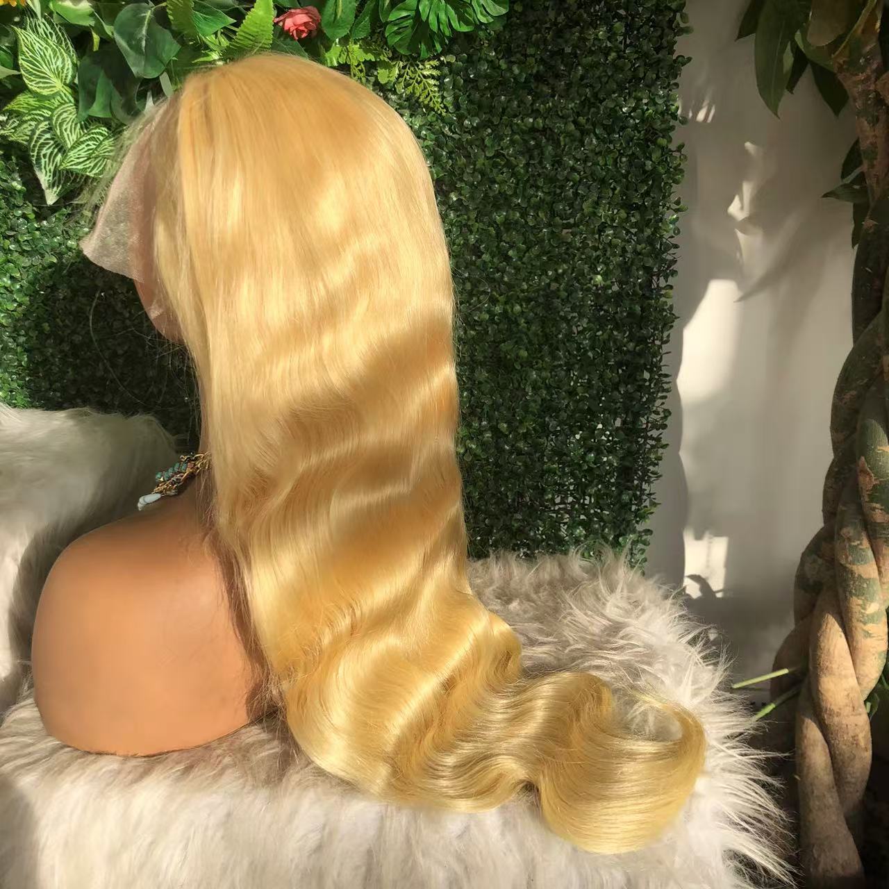13x6 Lace Front 613 Wig Human  - 613 Blonde Body Wave Lace Front Wig recension och pris