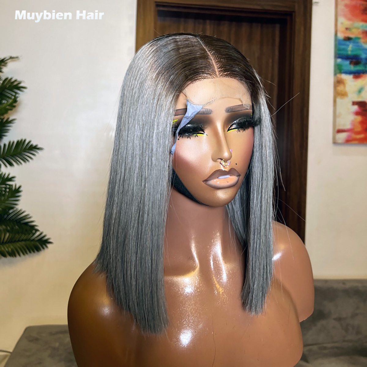 Super Double Drawn Bone Straig - Glueless Wear And Go Human Hair Wig recension och pris